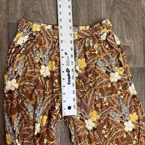 Spell & The Gypsy Collective Women's Size M Bianca Floral Wide Leg Pull On Pants - Picture 6 of 15